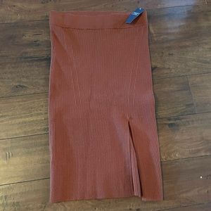 Abercrombie and Fitch Rust Color Bodycon Skirt Size M
